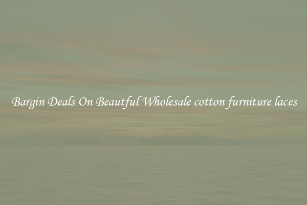 Bargin Deals On Beautful Wholesale cotton furniture laces