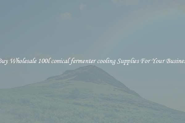 Buy Wholesale 100l conical fermenter cooling Supplies For Your Business