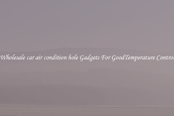 Wholesale car air condition hole Gadgets For GoodTemperature Control