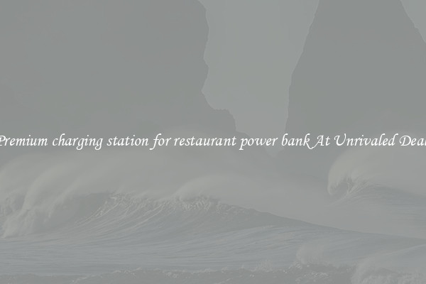 Premium charging station for restaurant power bank At Unrivaled Deals