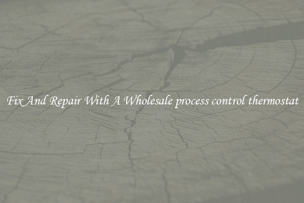 Fix And Repair With A Wholesale process control thermostat