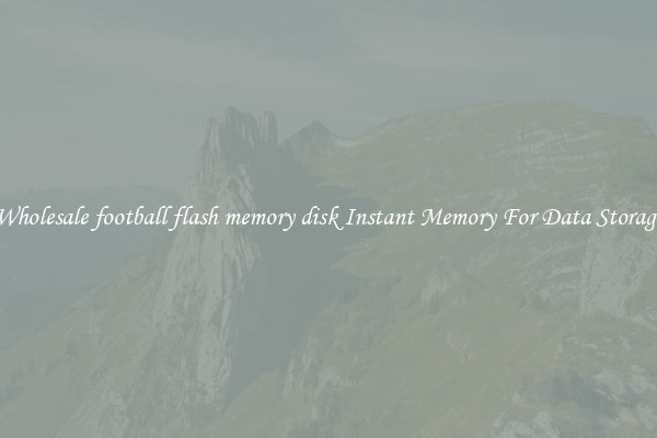 Wholesale football flash memory disk Instant Memory For Data Storage