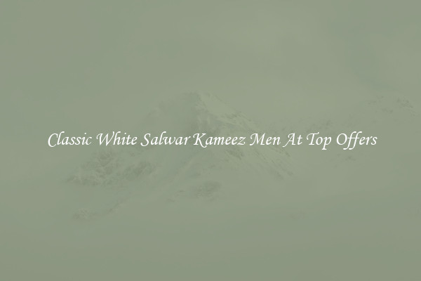 Classic White Salwar Kameez Men At Top Offers
